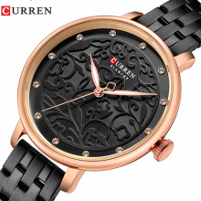 CURREN 9046 S Ladies Dress Wrist Watch Luxury Quartz Watch for Women Gift Casual Stainless Steel Clocks Waterproof Montre Femme